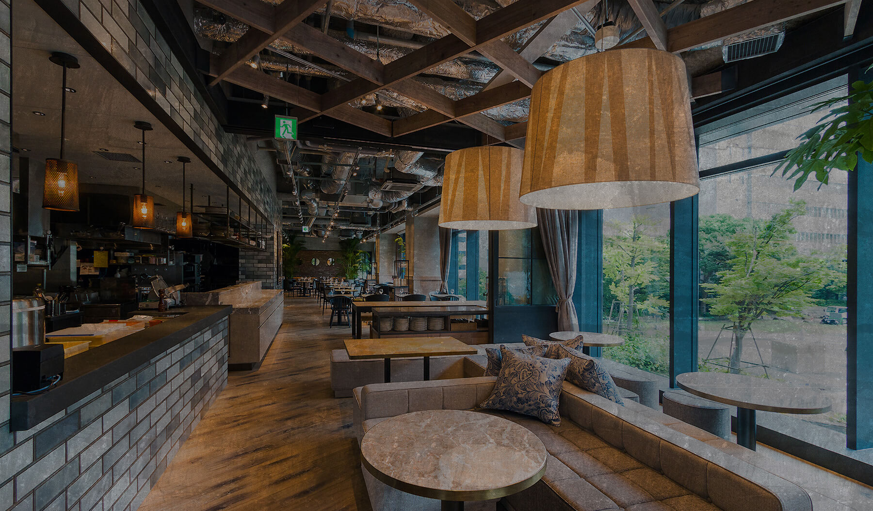 福岡 博多駅前ホテルブロッサムプレミア2F おしゃれなグルメ レストラン&グリル ナインドアーズ